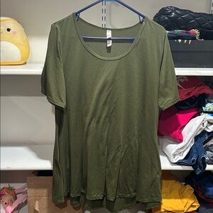 LuLaRoe Olive Green Top